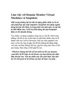 Tài liệu Làm việc với Domain Member Virtual Machines và Snapshots pdf