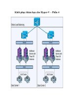 Tài liệu Khôi phục thảm họa cho Hyper-V – Phần 4 doc