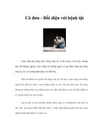 Tài liệu Cô đơn - Đối diện với bệnh tật pdf
