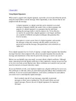 Tài liệu [ Team LiB ] Using Digital Signatures pptx