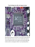 Tài liệu Tìm tên hãng sản xuất card mạng của bạn pdf