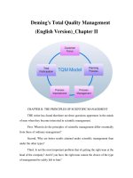 Tài liệu Deming''''s Total Quality Management (English Version)_Chapter II pptx