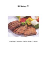 Tài liệu Bò Nướng Vỉ pptx