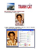 Tài liệu Photoshop - Cách tạo tranh cát pdf