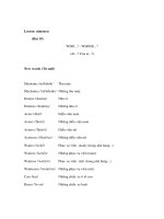 Tài liệu Tiếng Anh lớp 1, 2 - Lesson nineteen (Bài 19) WHO...? - WHOSE...? doc