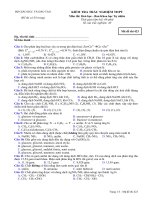 Tài liệu Bộ đề thi thử trắc nghiệm hóa phân ban đề 2 ppt