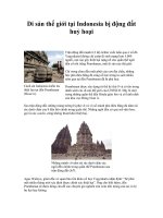 Tài liệu Di sản thế giới tại Indonesia bị động đất huỷ hoại doc