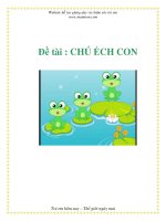 Tài liệu Đề tài - CHÚ ẾCH CON docx