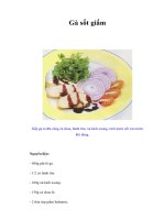 Tài liệu Gà sốt giấm doc