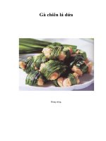 Tài liệu Gà chiên lá dứa pptx