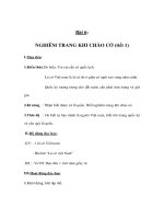 Tài liệu Giáo án Đạo đức lớp 1 - Bài 6: NGHIÊM TRANG KHI CHÀO CỜ (tiết 1) doc