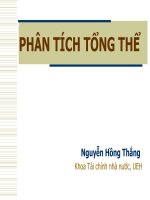 Tài liệu PHÂN TÍCH TỔNG THỂ NHỮNG SẮC THUẾ CHÍNH TẠI VIỆT NAM docx