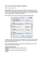 Tài liệu Xóa lưu ký trình duyệt IE7 bằng tiện ích dòng lệnh doc