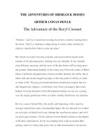 Tài liệu LUYỆN ĐỌC TIẾNG ANH QUA TÁC PHẨM VĂN HỌC-THE ADVENTURES OF SHERLOCK HOMES -ARTHUR CONAN DOYLE 11-1 docx