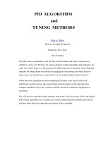 PID ALGORITHM  AND TUNNING METHODS