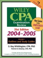 Tài liệu Wiley CPA Examination Review ppt