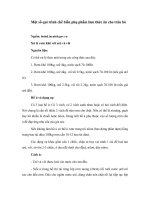 Tài liệu Một số qui trình chế biến phụ phẩm làm thức ăn cho trâu bò doc