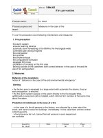 Tài liệu Fire prevention ppt