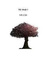 Tài liệu Mỹ thuật 1 - VẼ CÂY doc