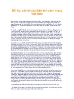 Tài liệu Đồi Cọ, cái nôi của điện ảnh cách mạng Việt Nam pdf