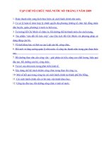 Tài liệu TẠP CHÍ TỔ CHỨC NHÀ NƯỚC SỐ THÁNG 3 NĂM 2009 ppt