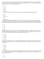 Tài liệu Các bài tập Hóa học ppt