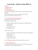 Tài liệu Giáo trình Loét dạ dày - hành tá tràng (Phần 2) ppt