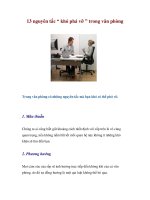 Tài liệu 13 nguyên tắc “ khó phá vỡ ” trong văn phòng docx