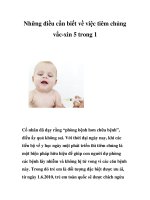 Tài liệu Những điều cần biết về việc tiêm chủng vắc-xin 5 trong 1 ppt