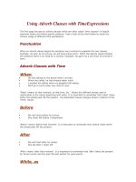Tài liệu Using Adverb Clauses with Time pptx