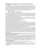 Tranh chấp đất lâm nghiệp giữa chủ rừng và đồng bào dân tộc thiểu số 