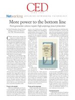 Tài liệu More power to the bottom line pptx