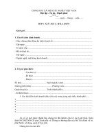 Tài liệu Biểu mẫu 