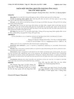Tài liệu Nghiên cứu Y học: Tổn thương ống ngực sau cắt thực quản pdf