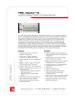 Tài liệu Universal Transport Platform for Access Networks doc