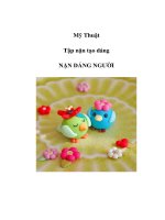 Tài liệu Mỹ Thuật - Tập nặn tạo dáng NẶN DÁNG NGƯỜI docx
