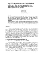 Tài liệu MỘT SỐ GIẢI PHÁP ĐIỀU KHIỂN TRẠM BIẾN ÁP BẰNG MÁY TÍNH TẠI KHU VỰC MIỀN TRUNG ppt