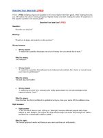 Tài liệu Describe Your Ideal Job? pdf