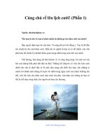 Tài liệu Cùng chú rể lên lịch cưới! (Phần 1) doc