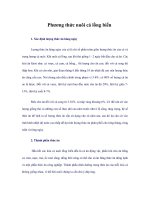 Tài liệu Phương thức nuôi cá lồng biển 1. Xác định lượng thức ăn hàng ngày Lượng docx