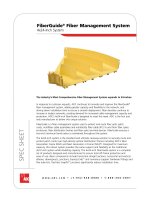 Tài liệu FiberGuide® Fiber Management System 4x24-Inch System docx