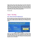 Tài liệu Tạo blog docx