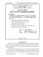 Tính toán và thiết kế bộ công tác máy khoan cọc nhồi dựa theo mẫu máy KH125 – 3 của hãng hitachi 