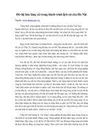 Tài liệu Đô thị hóa làng xã trong hành trình lịch sử của Hà Nội pptx