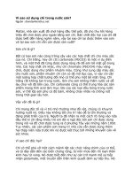 Tài liệu Vì sao sử dụng chì trong nước sơn doc