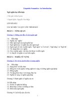 Tài liệu Linguistic Semantics An Introduction docx