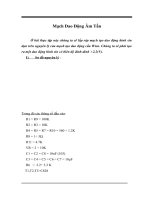Tài liệu Mạch Dao Động Âm Tần pdf