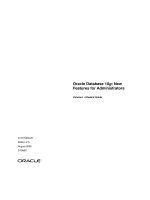 Tài liệu Oracle Database 10g - New Features For Administrators .Vol 1 ppt