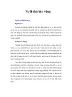 Tài liệu Nuôi tôm bền vững docx