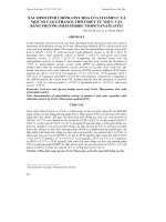 xác định tính chống oxy hóa